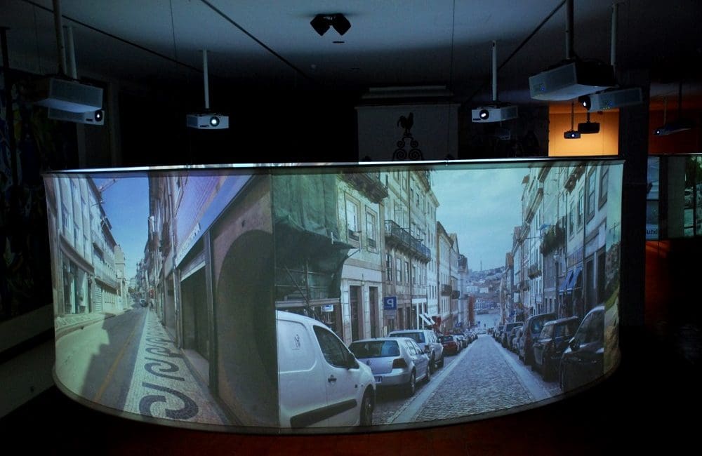 Laser Projection Spotlights Portuguese Architectural Heritage at Museu de Arte Popular