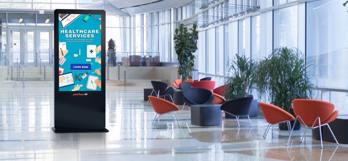 Peerless-AV Introduces Upgraded All-in-One Kiosk Powered by BrightSign