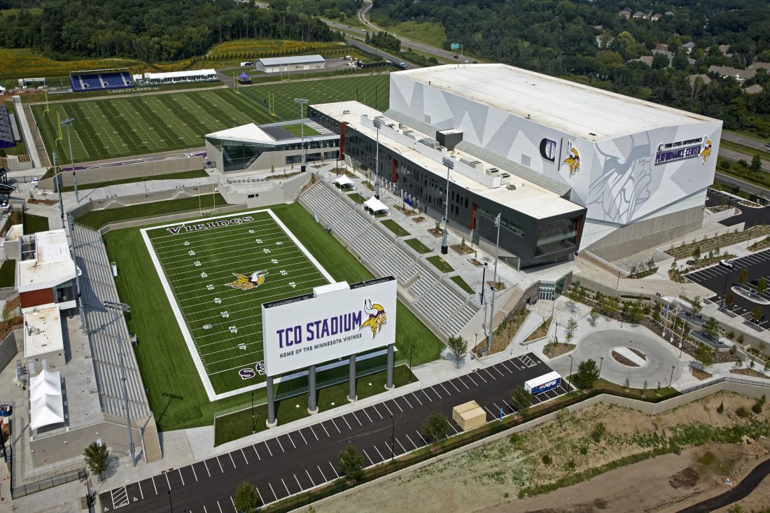 Minnesota Vikings, TCO Performance Center, Electronic Design Company