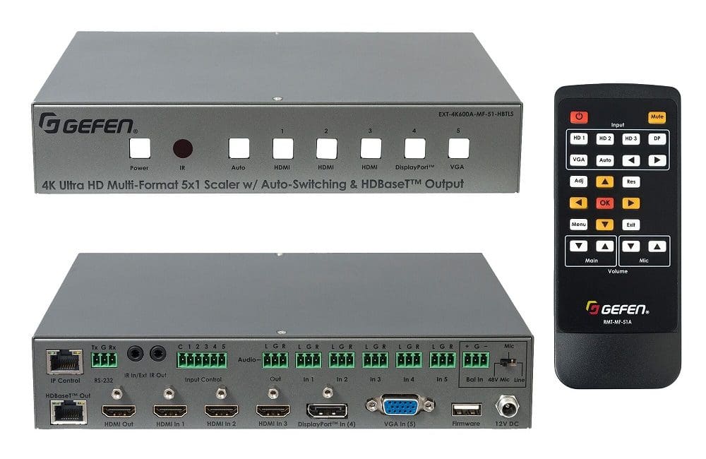 Gefen 4K Ultra HD 600 MHz Multi-Format Presentation Switcher Now Shipping