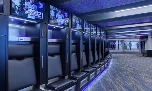 Just Add Power Pumps Up Players and Wows Recruits in Revamped University of Memphis Locker Room