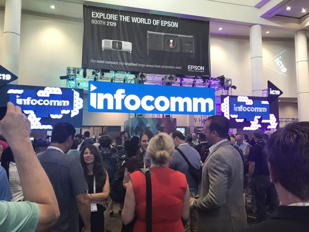 End users at InfoComm, InfoComm 2019