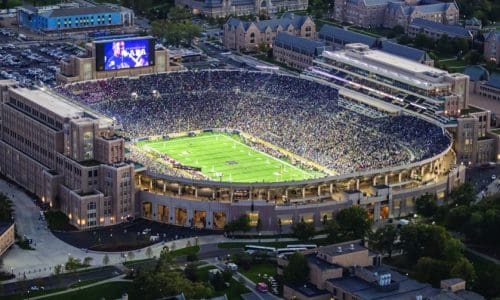 ESCO Totally Transforms Notre Dame Stadium