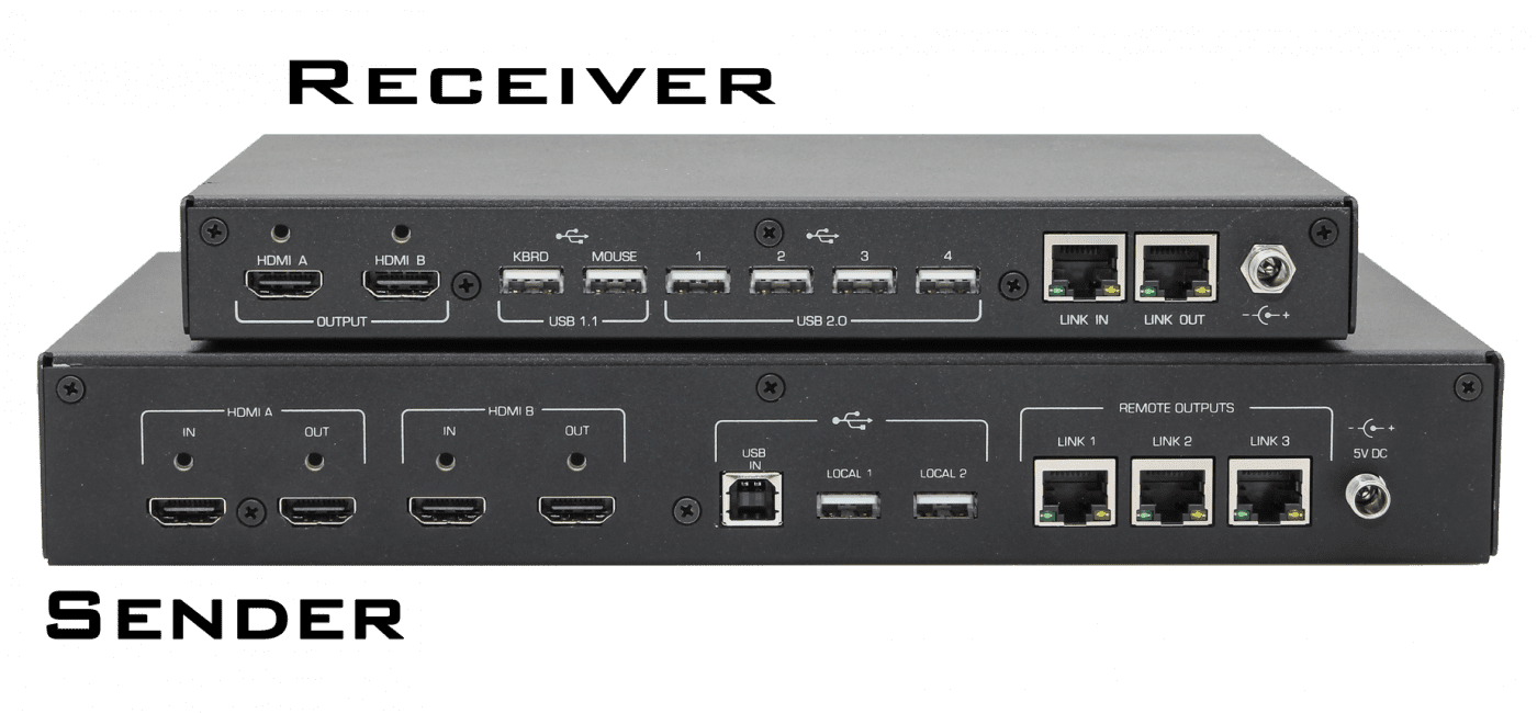 Hall Research Announces ULTRA-4K Dual-Head HDMI and USB KVM Extender