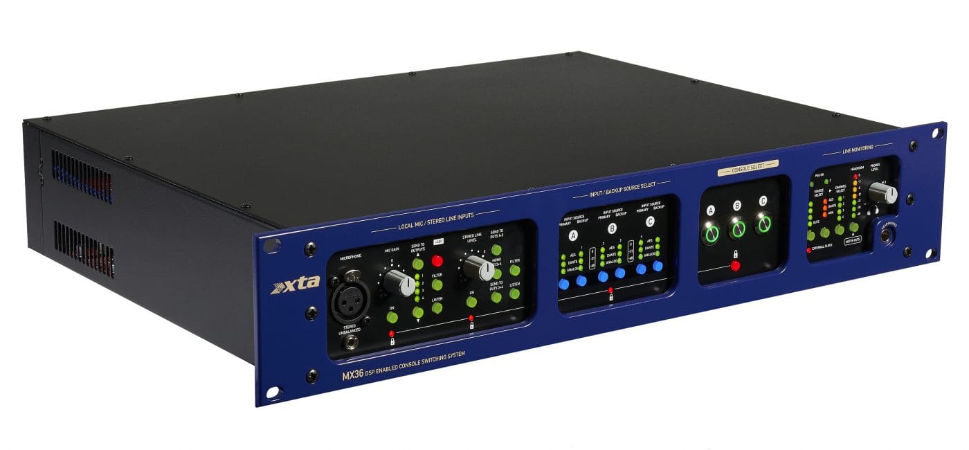 XTA Introduces MX36 Console Switching System After 2019