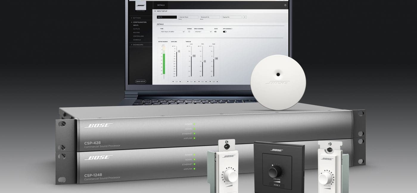 Bose Professional Shipping ControlSpace CSP-1248 and CSP-428 Commercial Sound Processors