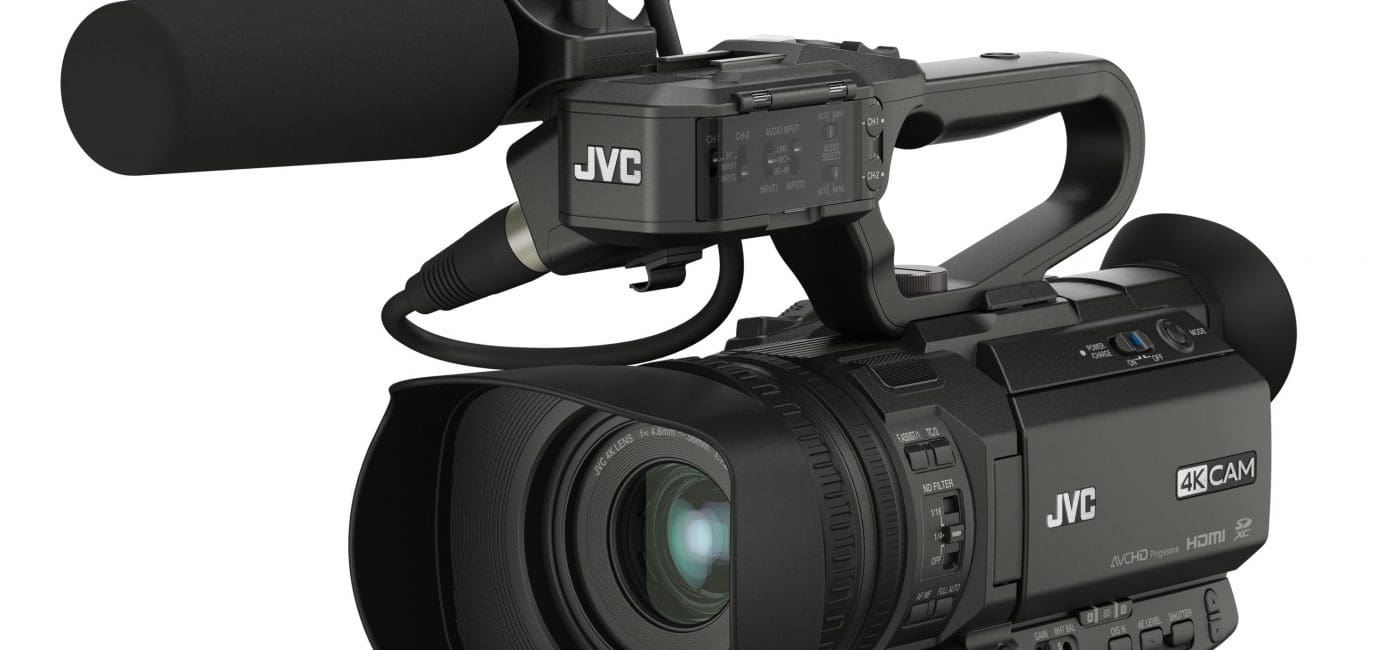 JVC GY-HM250 Camcorder Upgrade Delivers Fully Integrated Facebook Live Menu