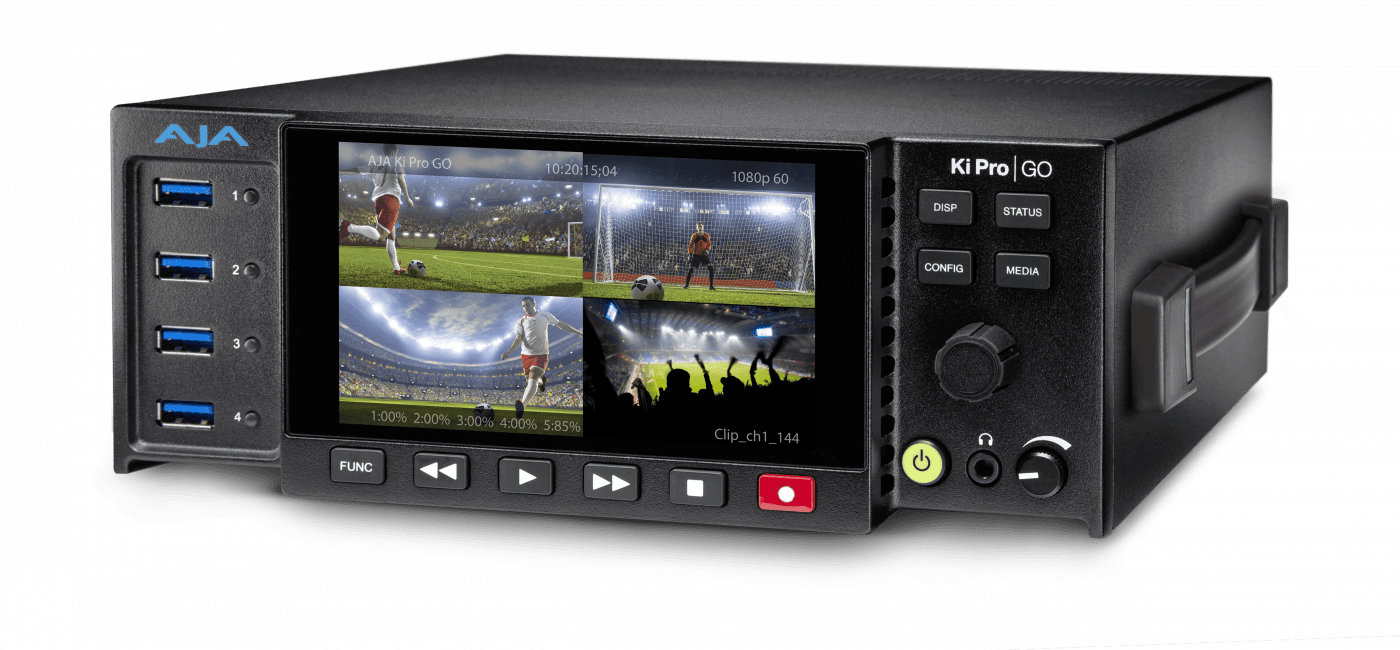 AJA Ships Ki Pro GO Multi-Channel H.264 Recorder/Player
