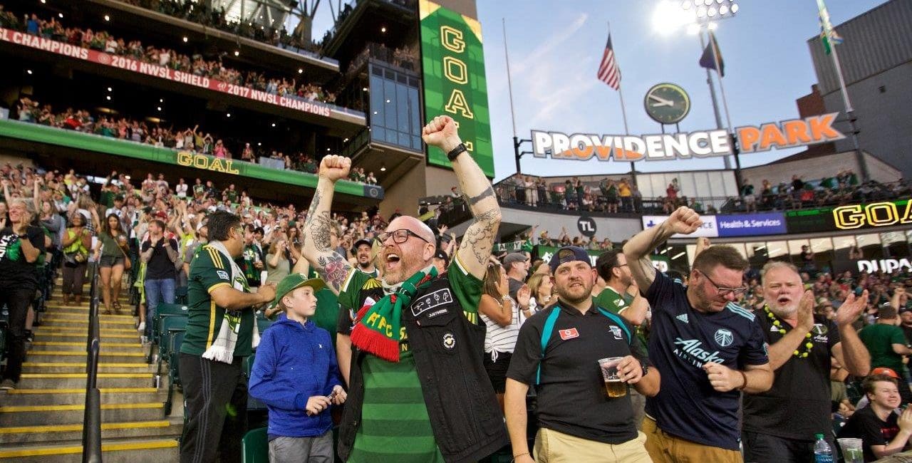 Portland Timbers and Thorns FC Fans Celebrate Teams’ Bright Futures at Providence Park