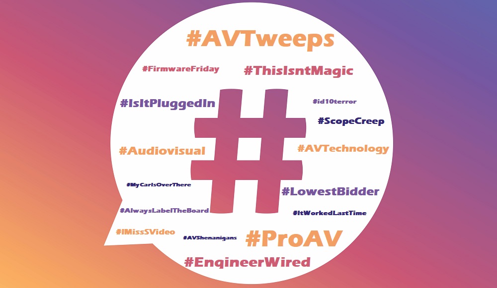 popular AV hashtags, audiovisual hashtags