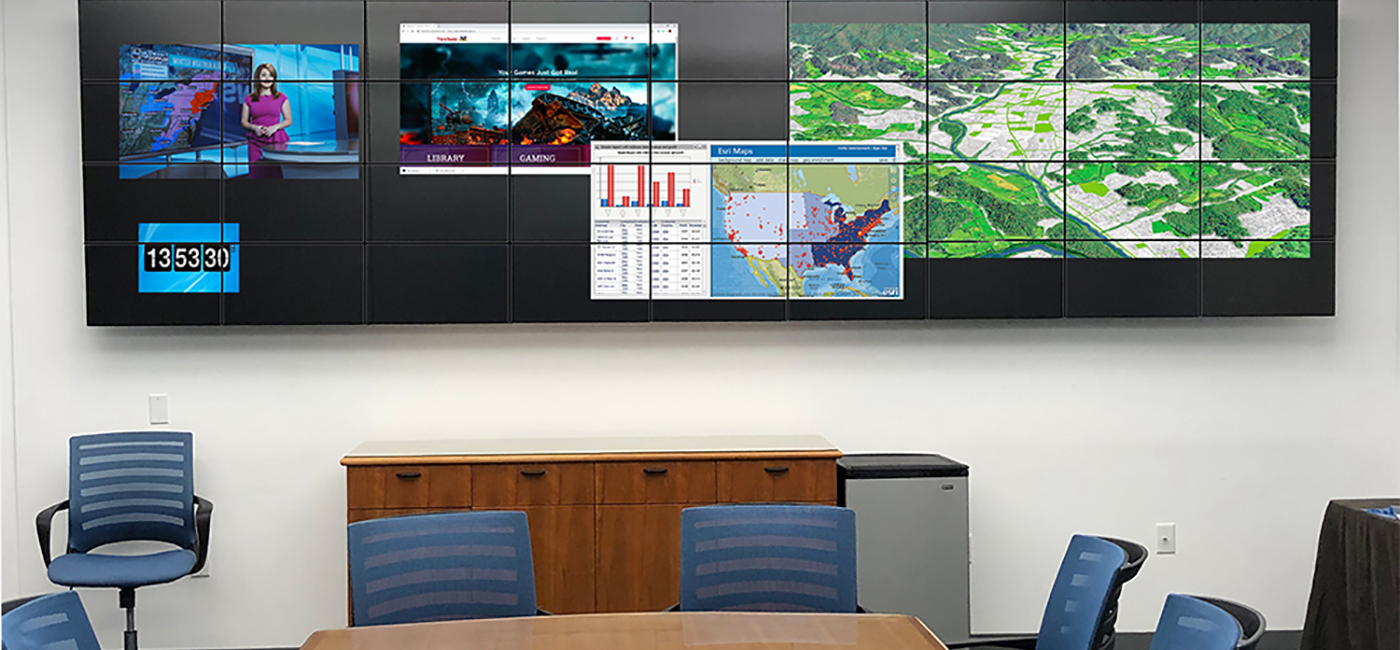 A “MiniMassive” Video Wall Collaboration
