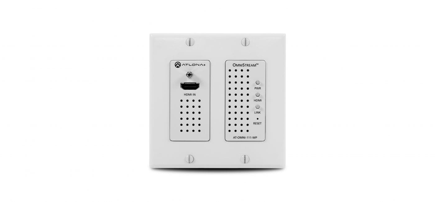 Atlona Ships OmniStream 111 Wallplate Networked AV Encoder