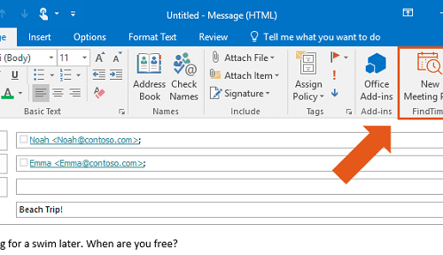 FindTime, meeting scheduling