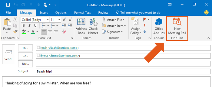 FindTime, meeting scheduling