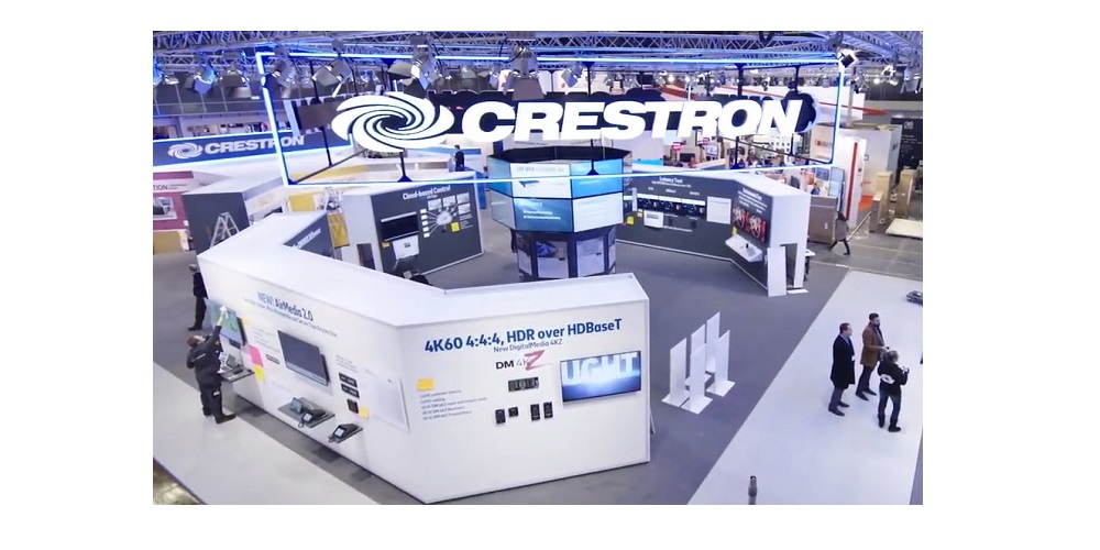 Crestron ISE 2020 booth