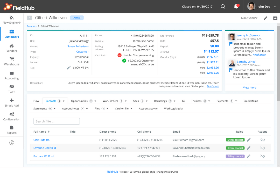 SaaS Software, FieldHub, SaaS Platform