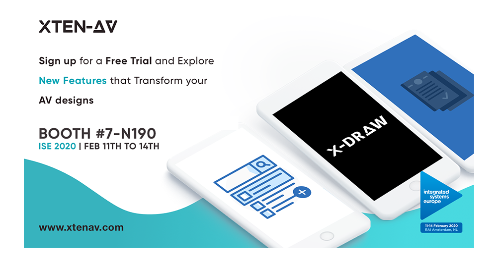 XTEN-AV XDraw, audio visual design