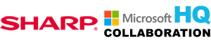 online presentations for students Sharp Microsoft Collaboration HQ Logo
