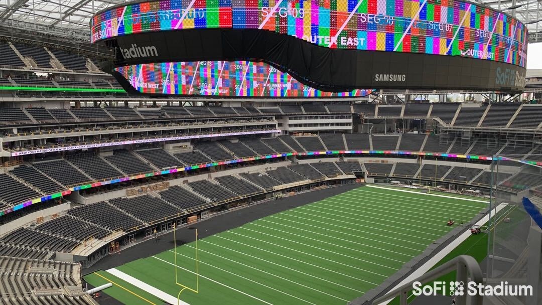 SoFi Stadium Video Board, The Oculus LED