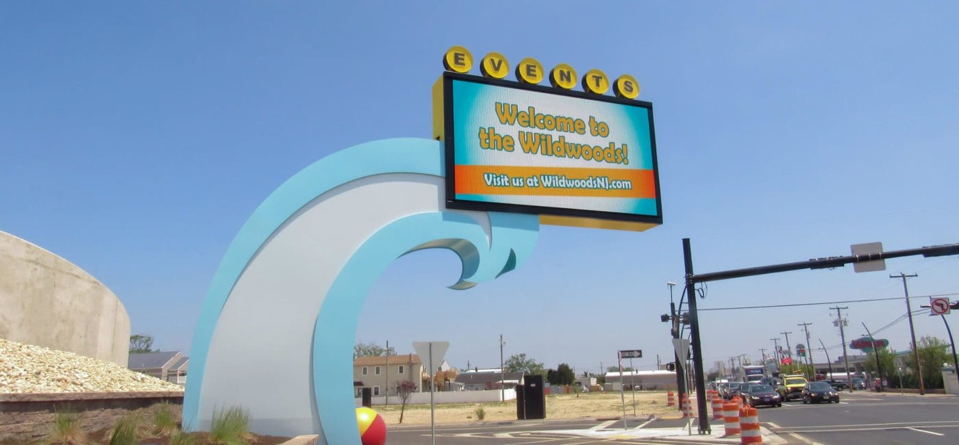 Wildwoods Grand Gateway Gets Digital Signage Upgrade on Historic Doo-Wop Corridor