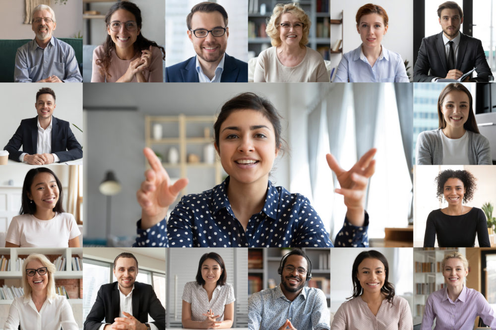 Stock photo of people on a videoconferencing platform. Entropik Tech's Decode will use its Emotion AI to analyze these conversations.