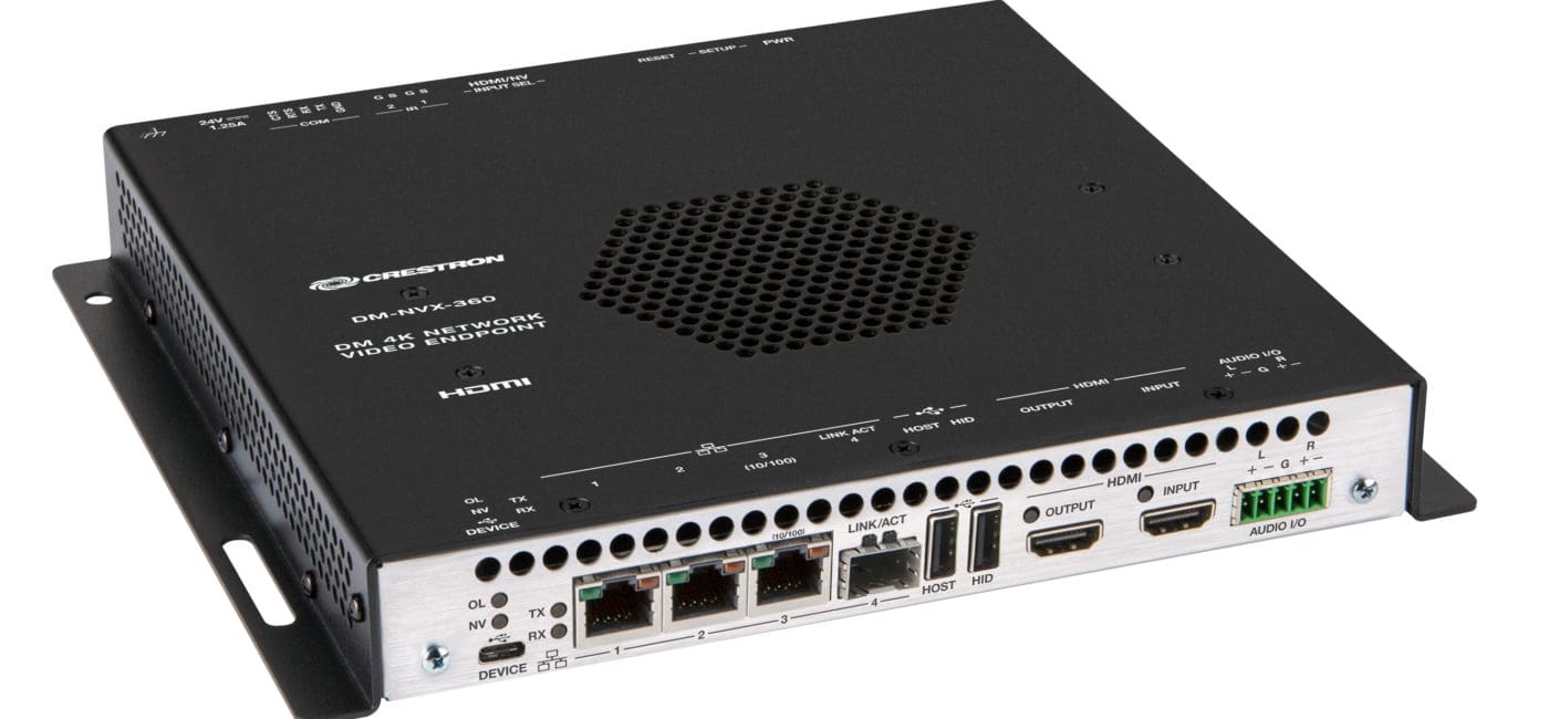 Crestron Expands DM NVX AVoverIP Content Distribution Platform