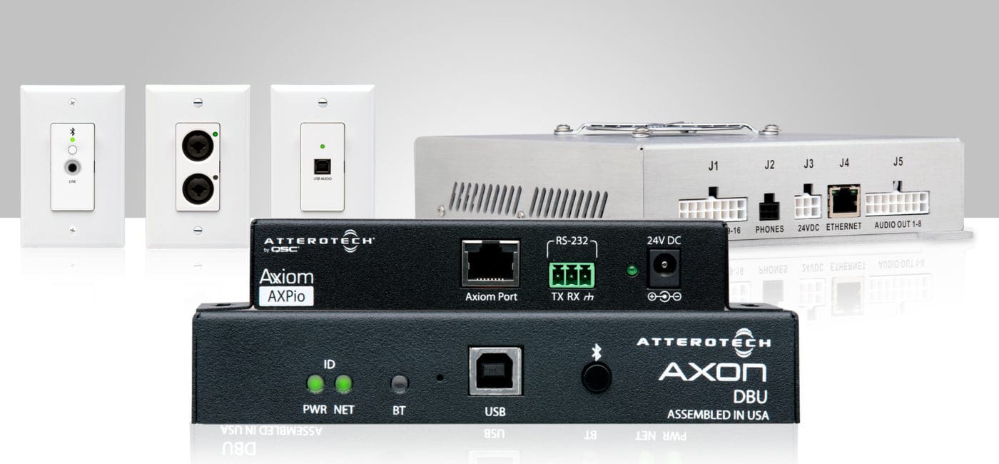 QSC Introduces Attero Tech by QSC I/O Endpoints