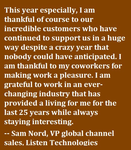 After the Toughest Year in Recent Memory, This is What the AV Industry is Thankful For, slide 9