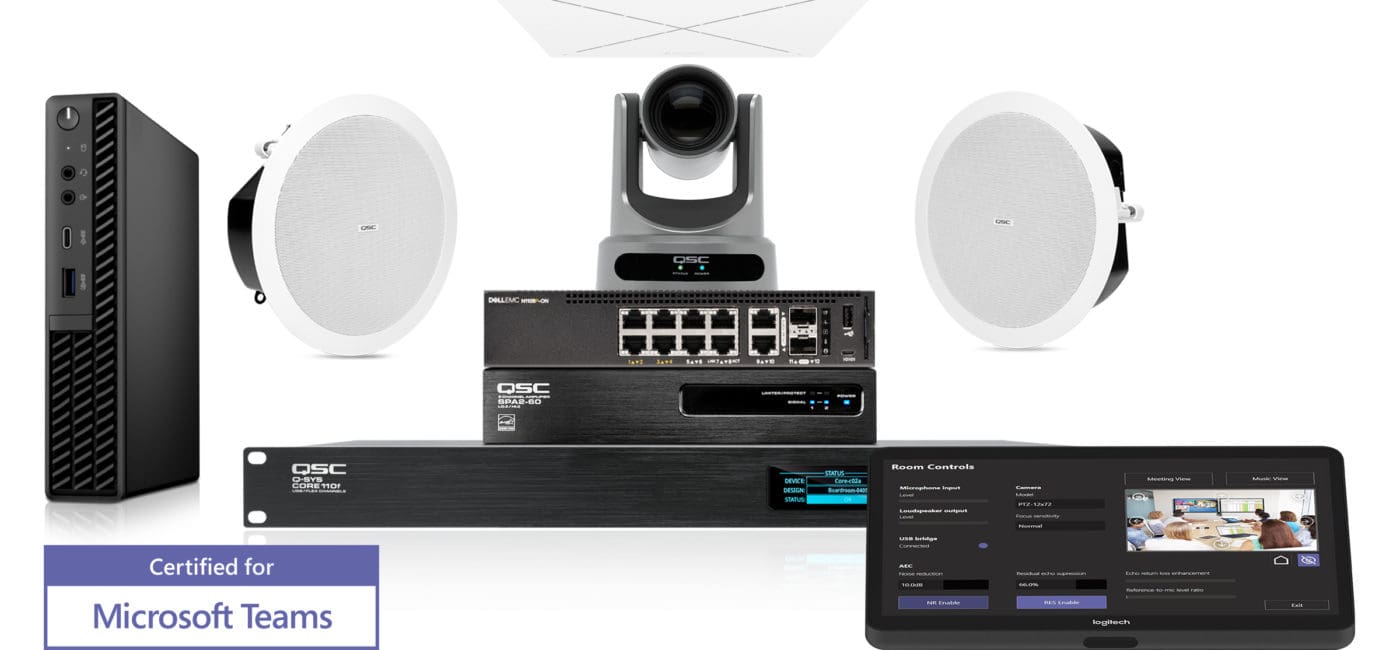 QSC Partners with Microsoft Teams to Deliver Enhanced Room Solutions