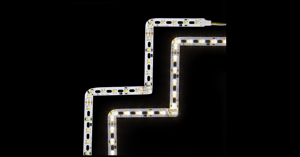 HyperFlex Tunable White 2835 LED Strips Allow for Tight Bends & Turns