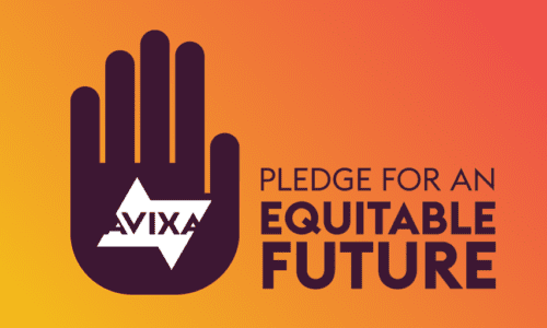 AVIXA Pledge for an Equitable Future logo