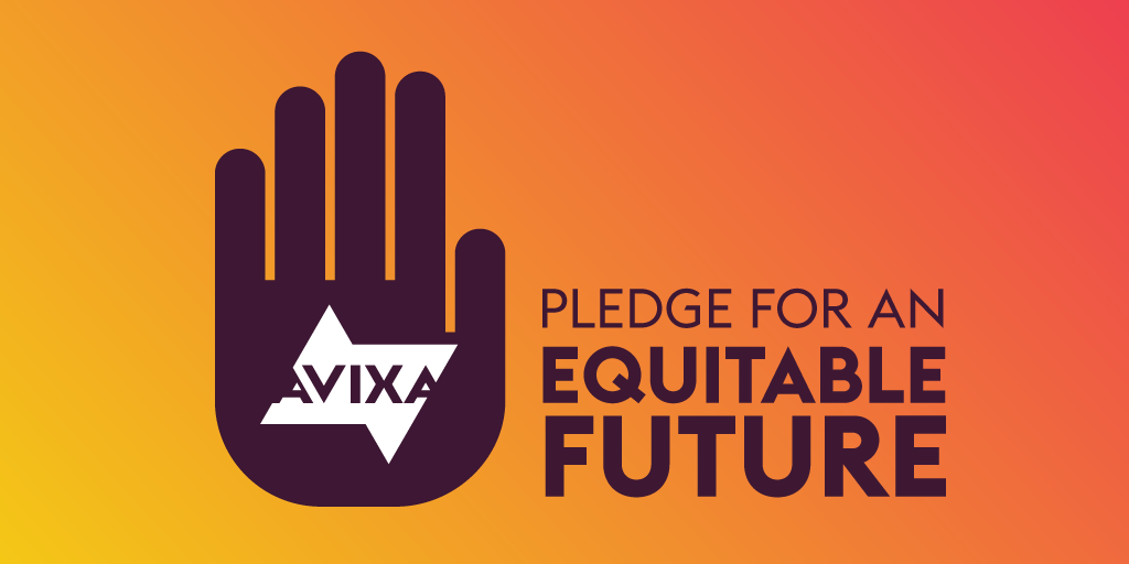 AVIXA Pledge for an Equitable Future logo