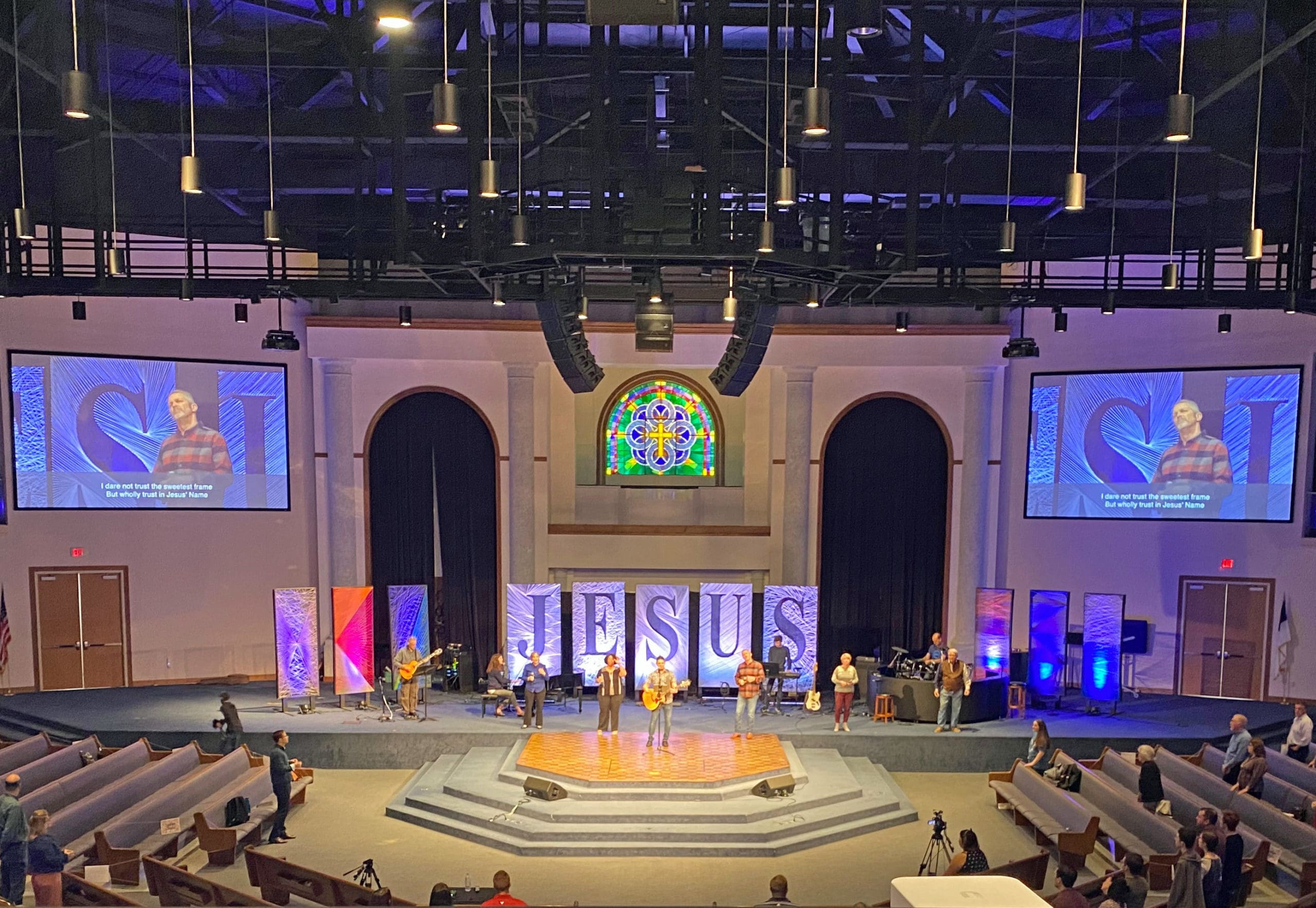 First Baptist Church, speakers, audio sound system