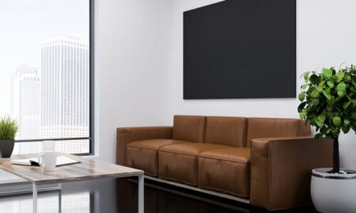 Technology in Reception Area