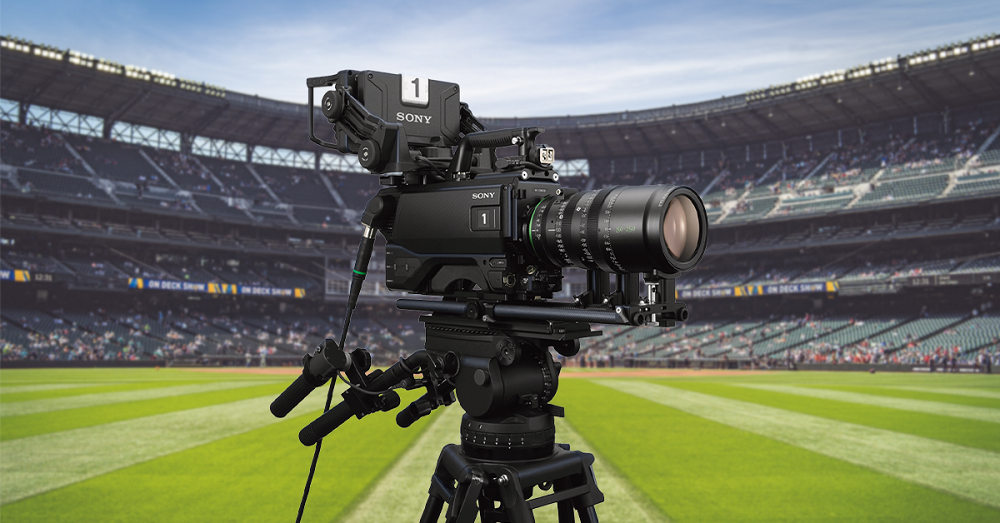 The Sony HDC-F5500 on a baseball field