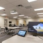 UNLV hybrid classroom