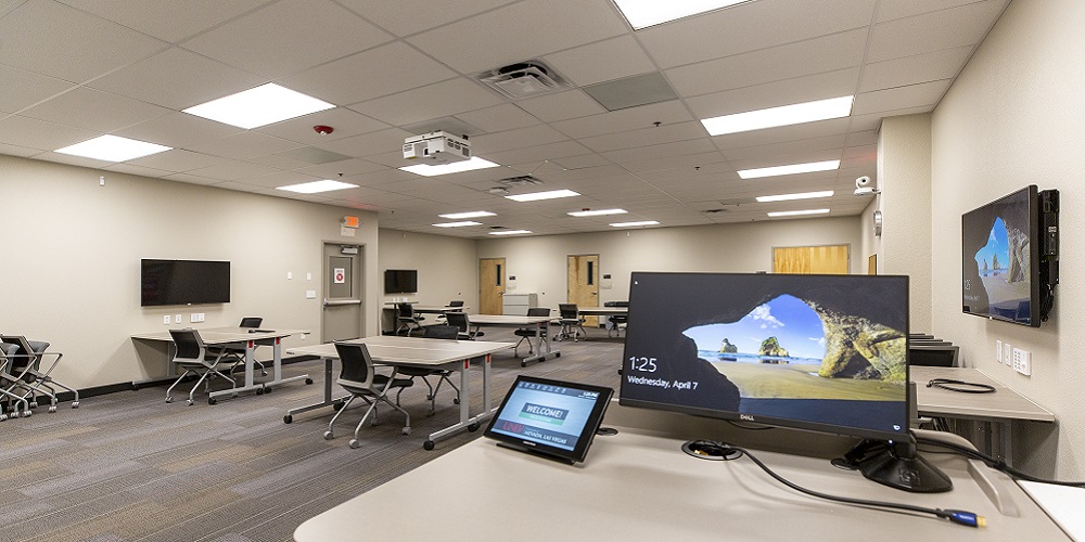 UNLV hybrid classroom