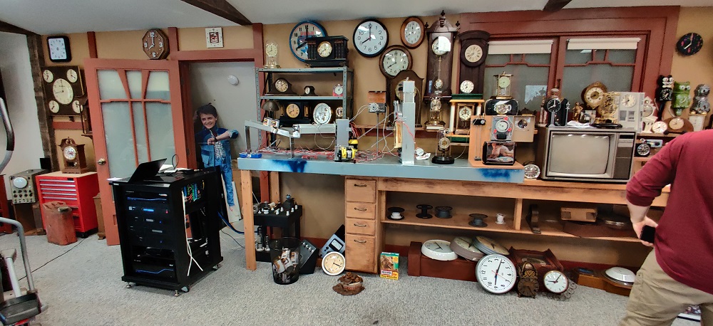 URC and Wavelength AV Recreate Doc’s Workshop from ‘Back to the Future’, slide 4
