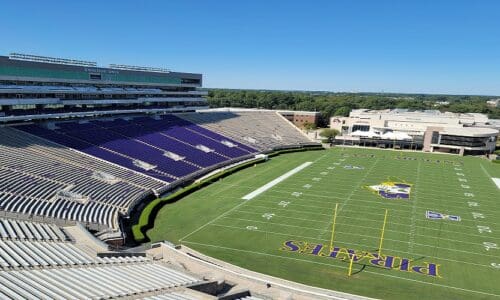 ECU Stadium with new LEA Professional Amplifiers