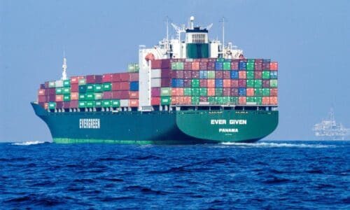 cargo ship,; supply chain issues impacting AV industry