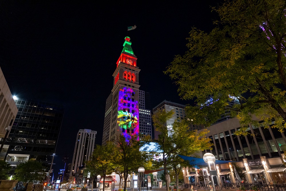 Digital Projection and Display Devices Transform Iconic Denver Clocktower, slide 4