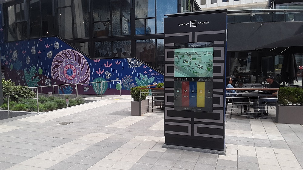 NAP Transforms Atlanta’s Colony Square with Wayfinding Kiosks, slide 0