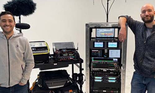 Audio Process crew with Lectrosonics gear