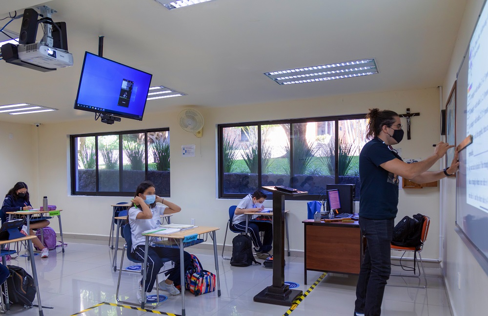 Konftel Conferencing Solutions Upgrades Marymount Cuernavaca Schools’ Hybrid Learning Experience, slide 3
