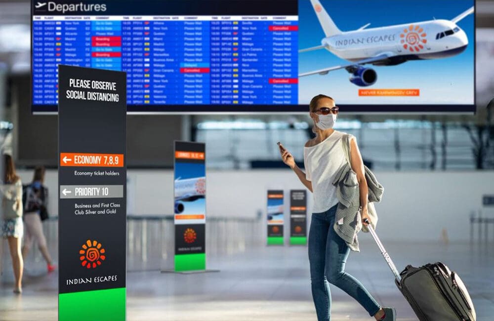 Pandemic Considerations for Digital Signage at Airports and Travel Hubs