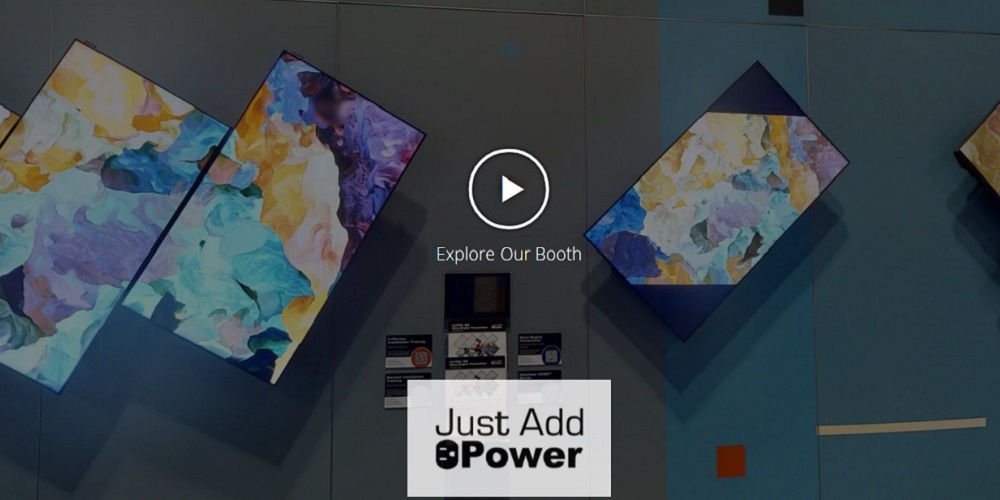 Screenshot of Just Add Power 3D Booth page.