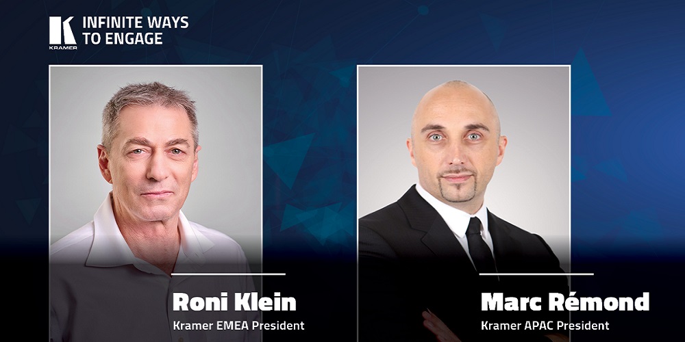 Headshots of Roni Klein, Kramer EMEA President and Marc Remond, Kramer APAC President.