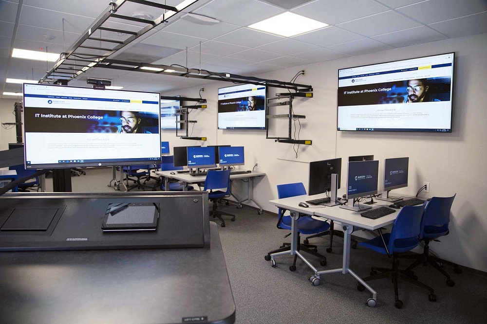 Extron AV Switching and Control Elevates Classroom Experience at Phoenix College, slide 1