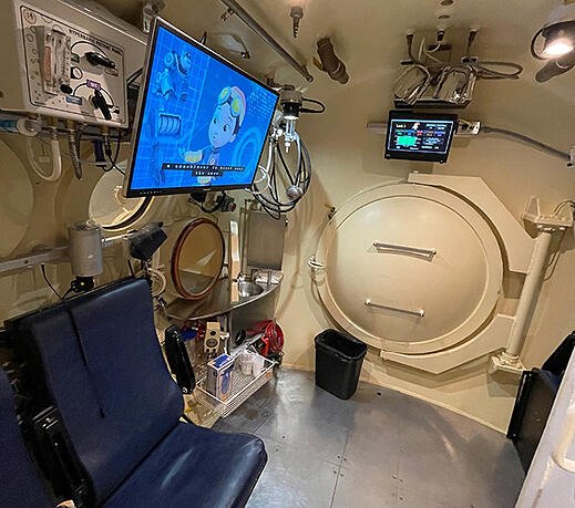 Amplified Audio Visual Ltd & Wyrestorm Help Outfit Hyperbaric Oxygen Chamber, slide 2