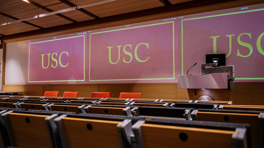 Spinitar Solutions Enable HyFlex and Hybrid Learning Spaces at USC, slide 1